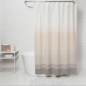Project 62 Shower Curtain Neutral Spacedyed Ombre 72" x 72" - NWT